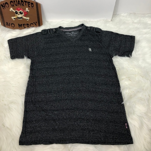 Lions Crest By English Laundry V-Neck T-Shirt Soft Poly/Cotton SZ S - Picture 1 of 8